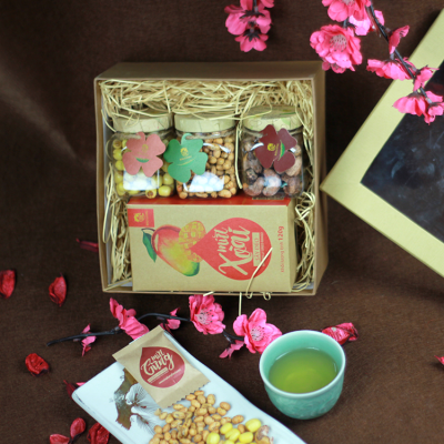 Hộp quà tết thực phẩm cao cấp HL20 Hộp quà tết thực phẩm cao cấp HL20